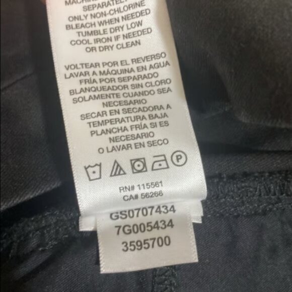 JEN7 by 7 for All Mankind Women’s Slim Straight Black Jean Pants Size 16 - Picture 8 of 10